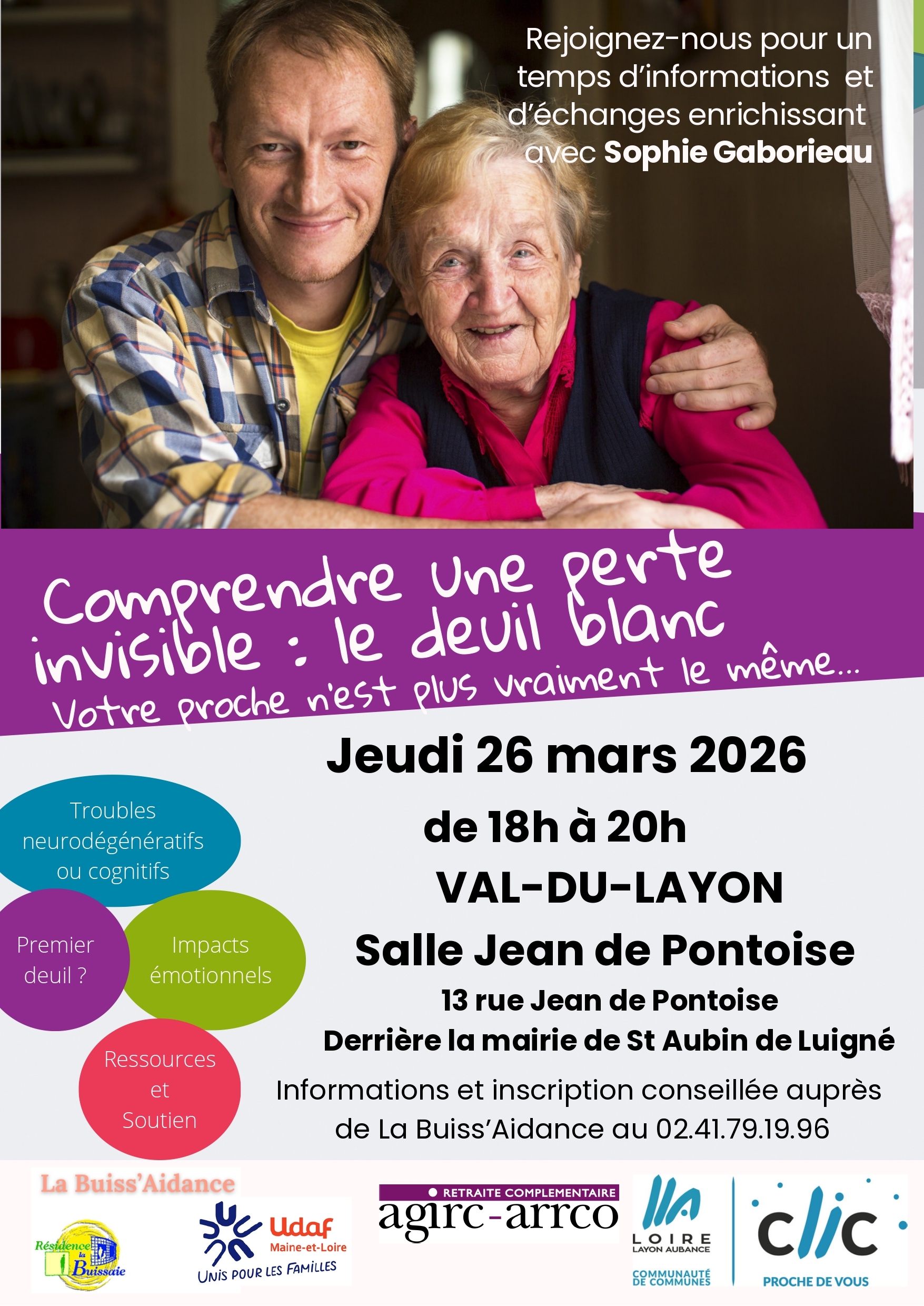 Affiche Deuil Blanc 26-03