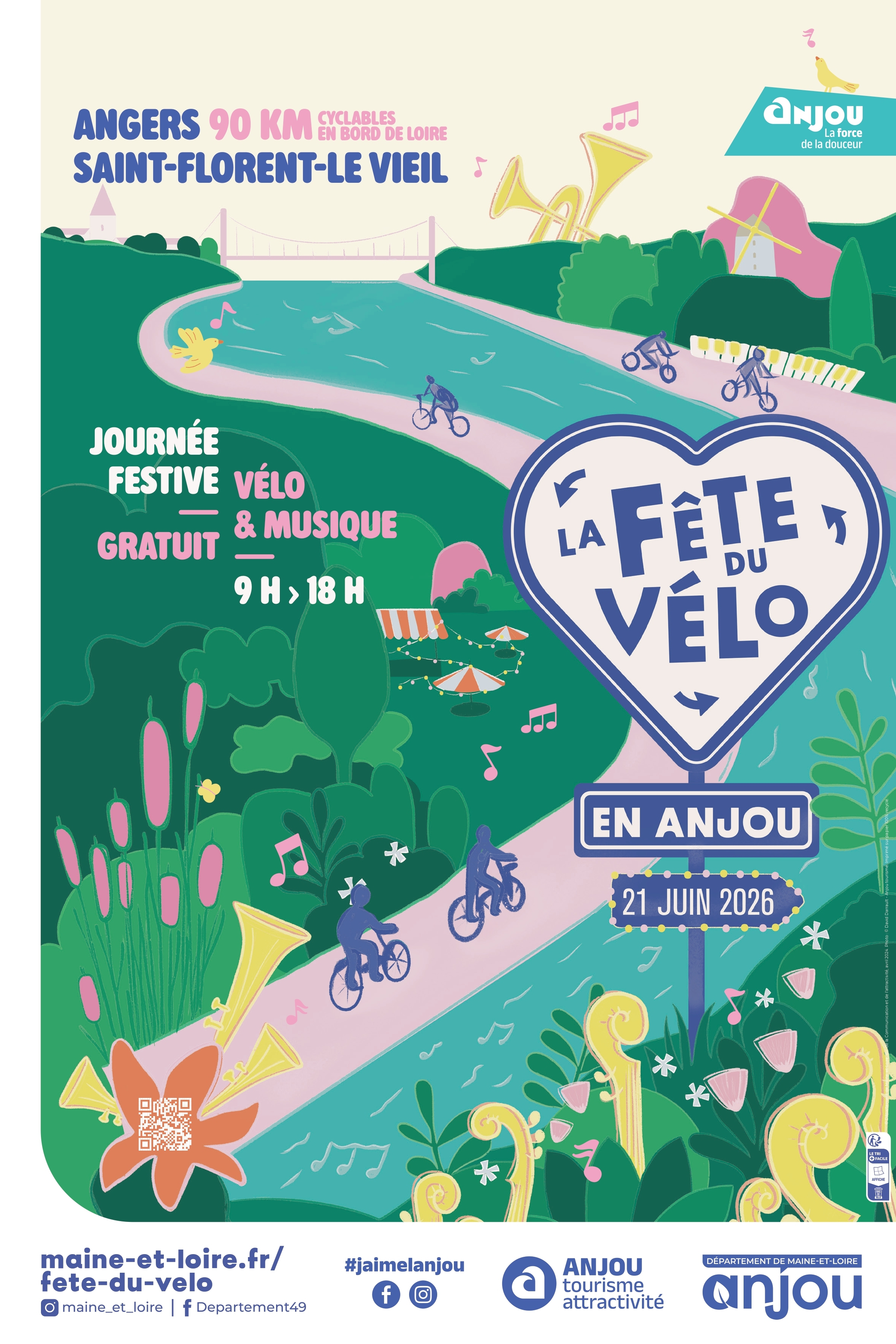 Affiche Fête du Vélo 2026
