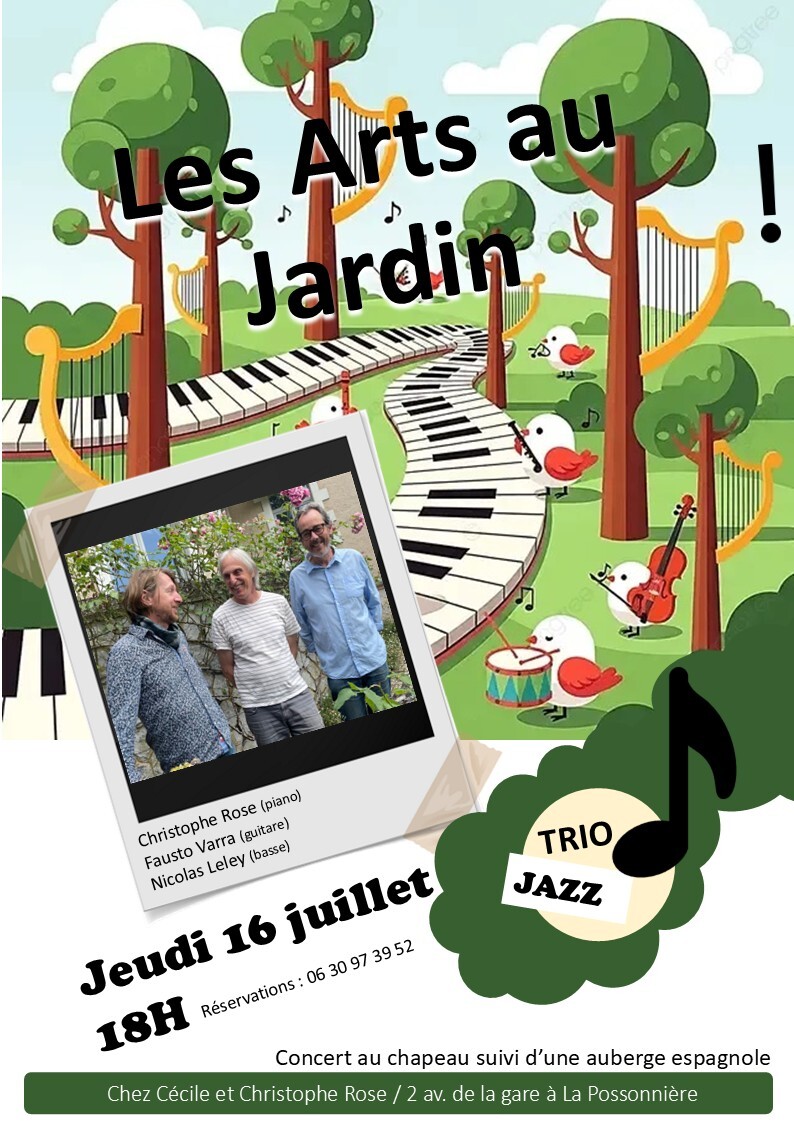 affiche jazz au jardin Chris 1