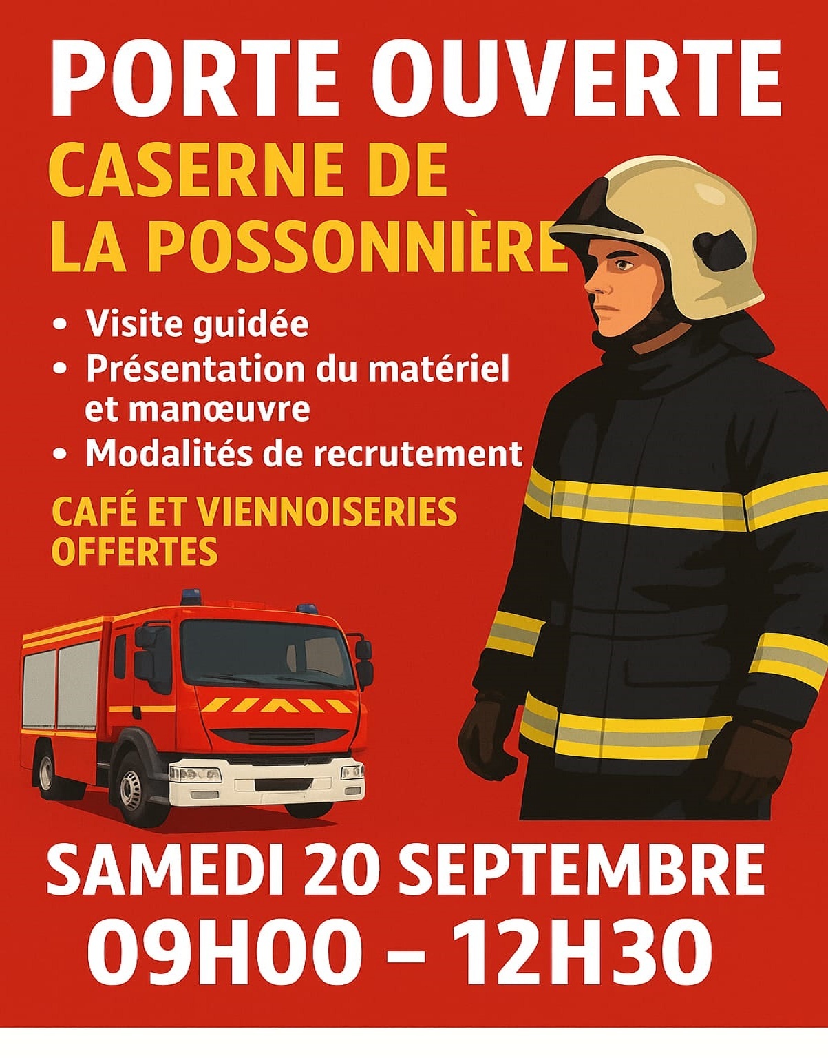 AFFICHE PO POMPIERS