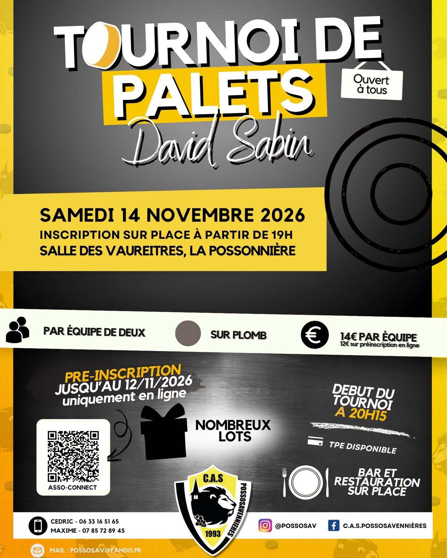 CASP tournoi de palets