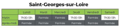 HORAIRES DECHETTERIE CHALEUR
