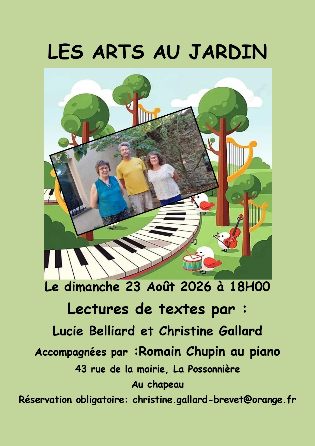 Lectures musicales affiche