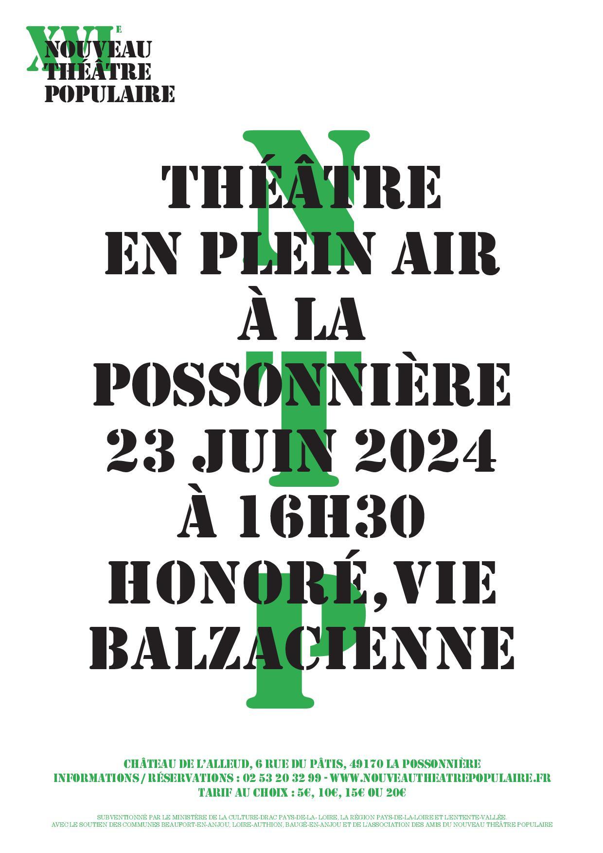 Honoré, Vie Balzacienne La Possonière