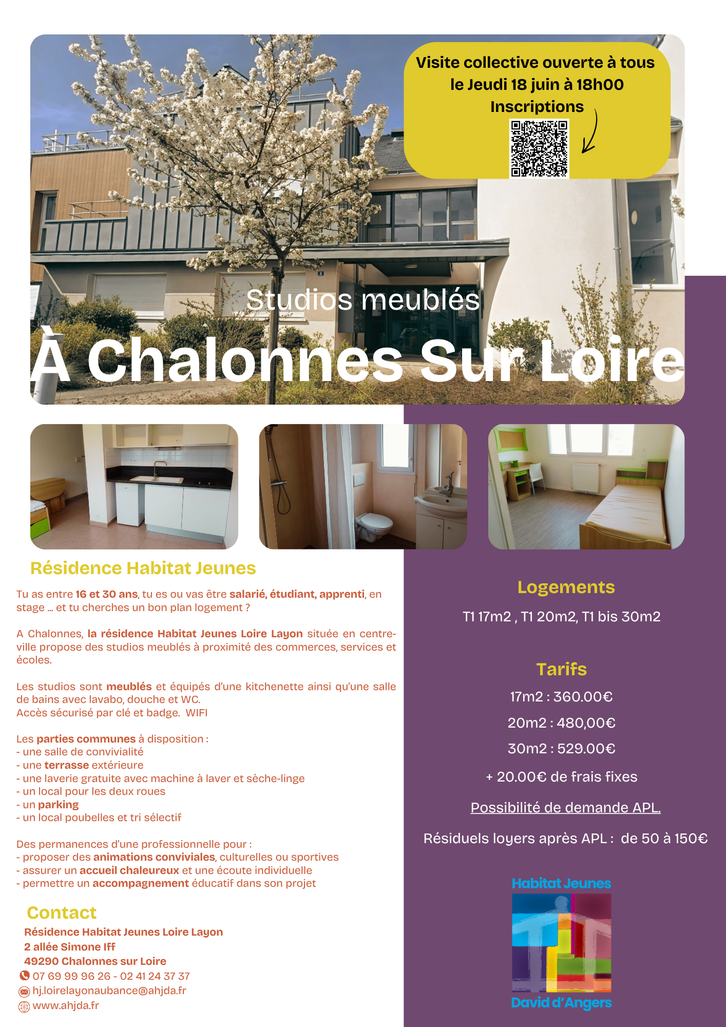 Résidence Habitat Jeunes Chalonnes