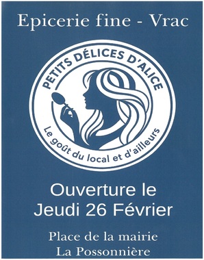OUVERTURE EPICERIE ALICE