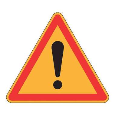 Panneau attention