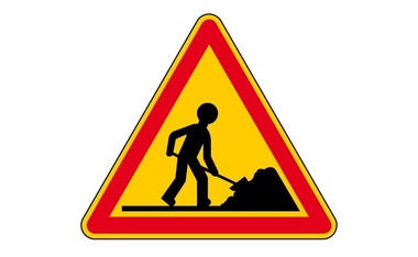 PANNEAU TRAVAUX